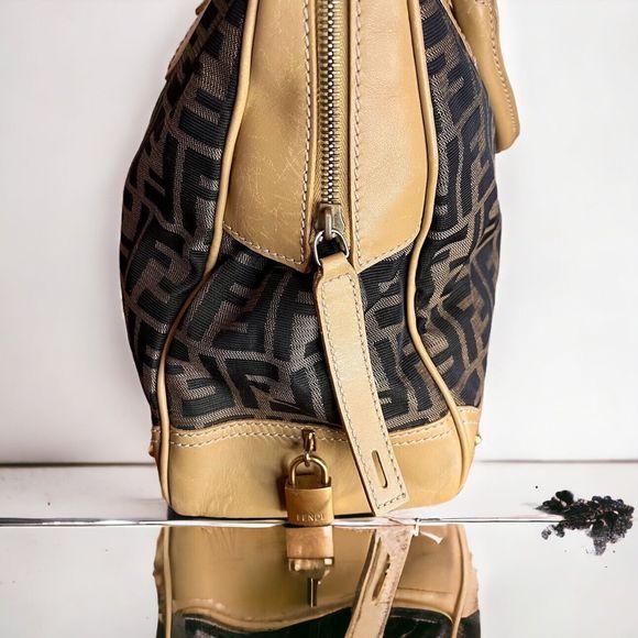 Vintage Fendi Zucca Doctor Bag Large Authentic - Picture 13 of 17